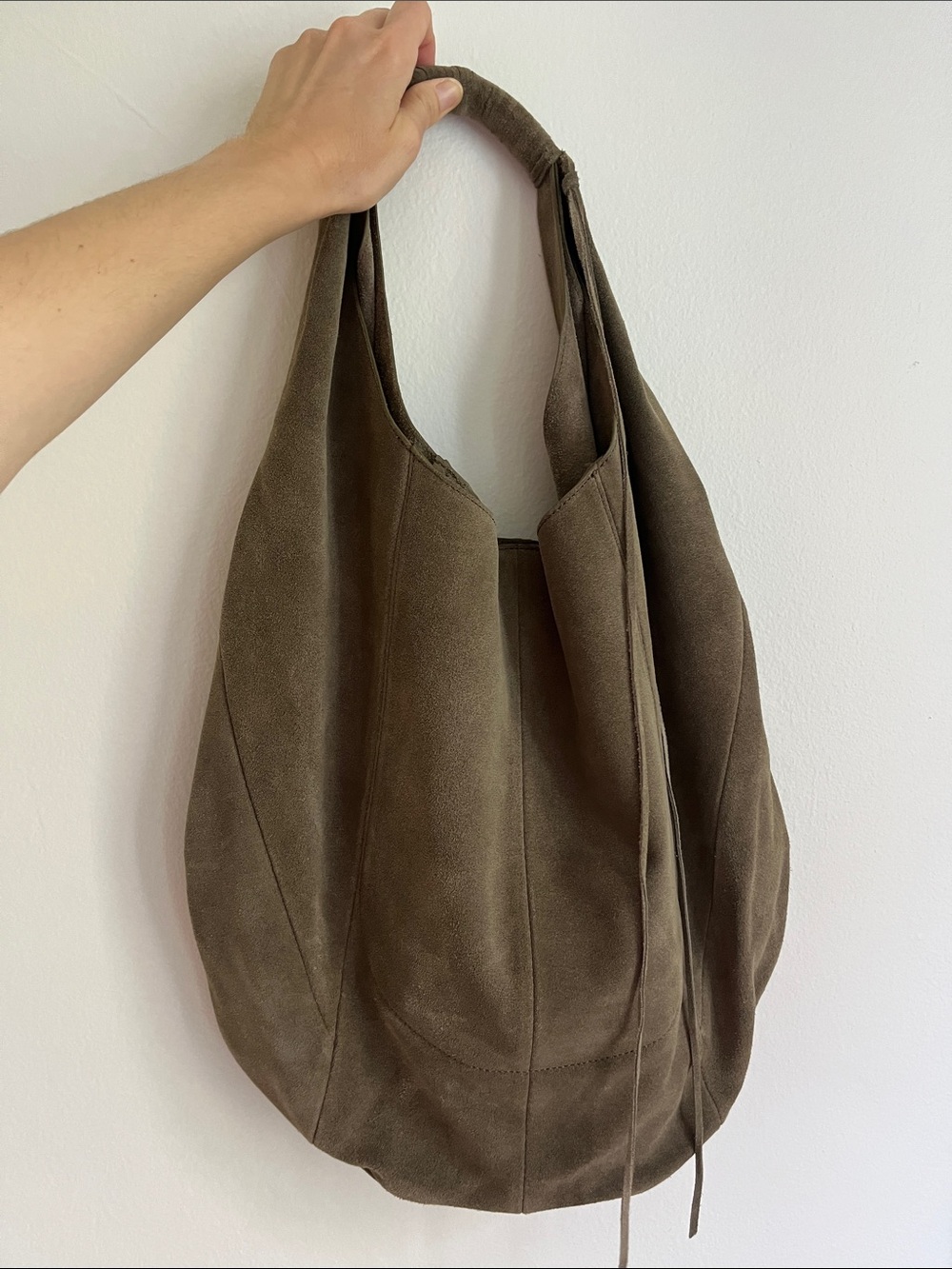 HOBO suede bag